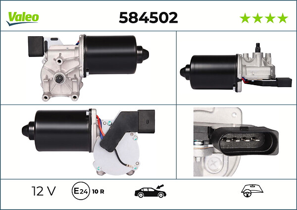 Moteur d'essuie-glace VALEO 584502